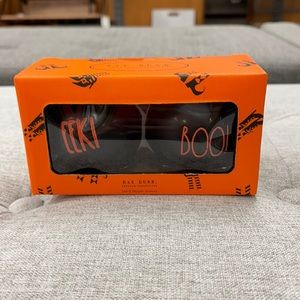 Rae Dunn EEK BOO Cauldrons Set Salt Pepper Shakers